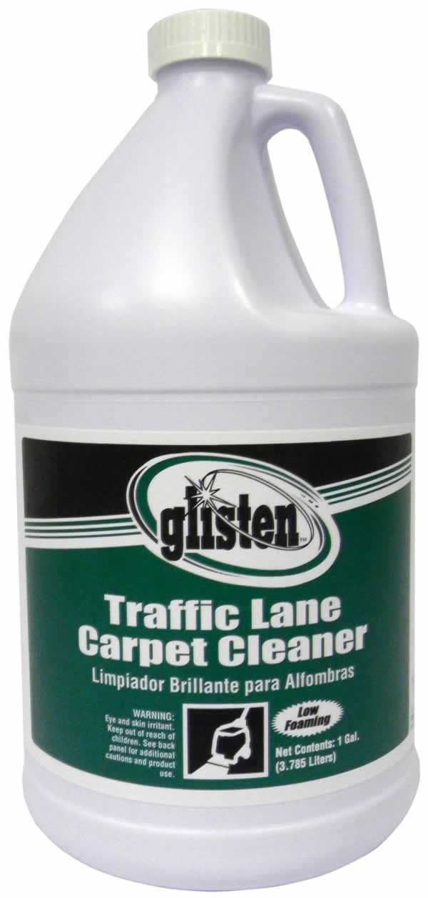 Traffic lane carpet cleaner