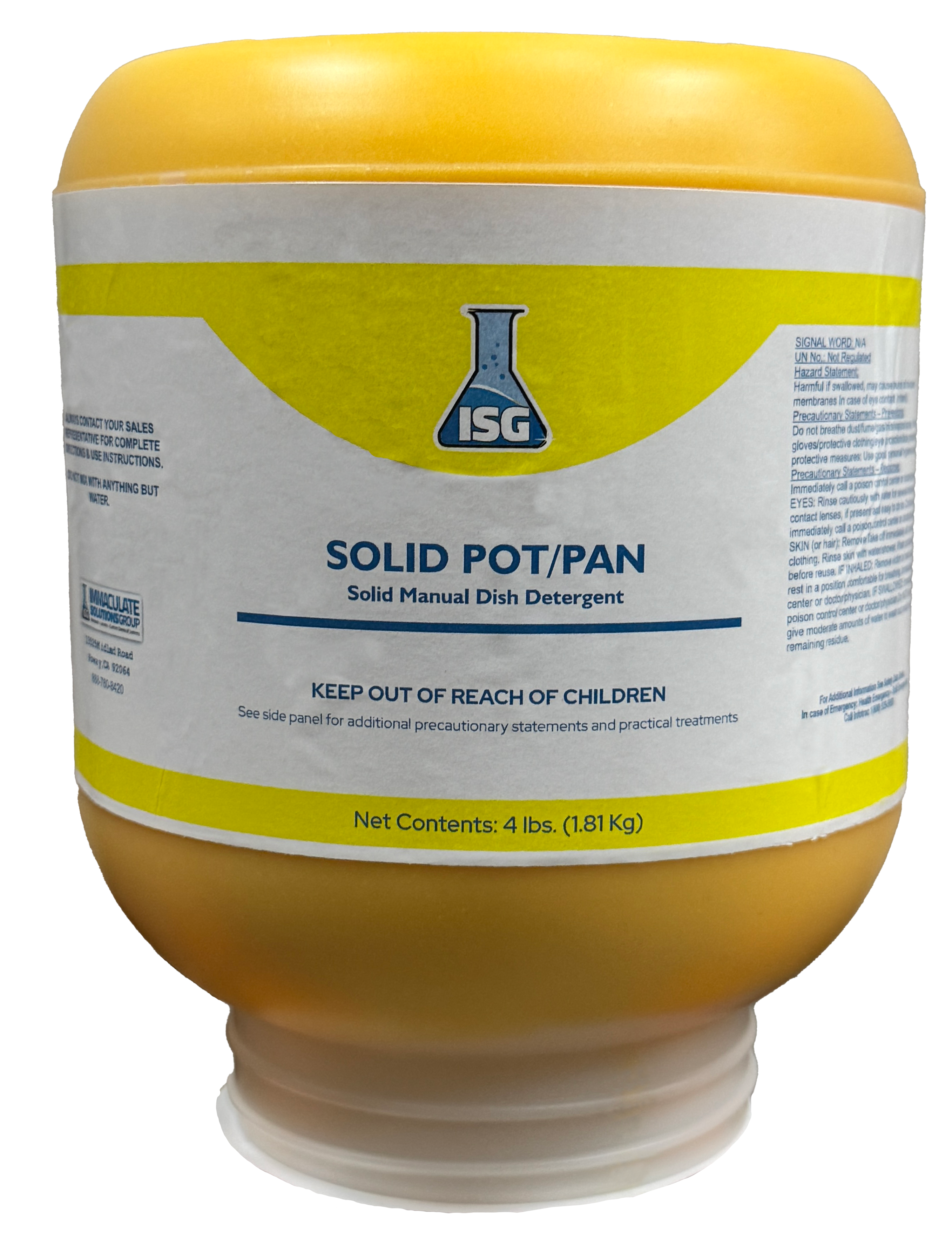 Solid POT & PAN DETERGENT