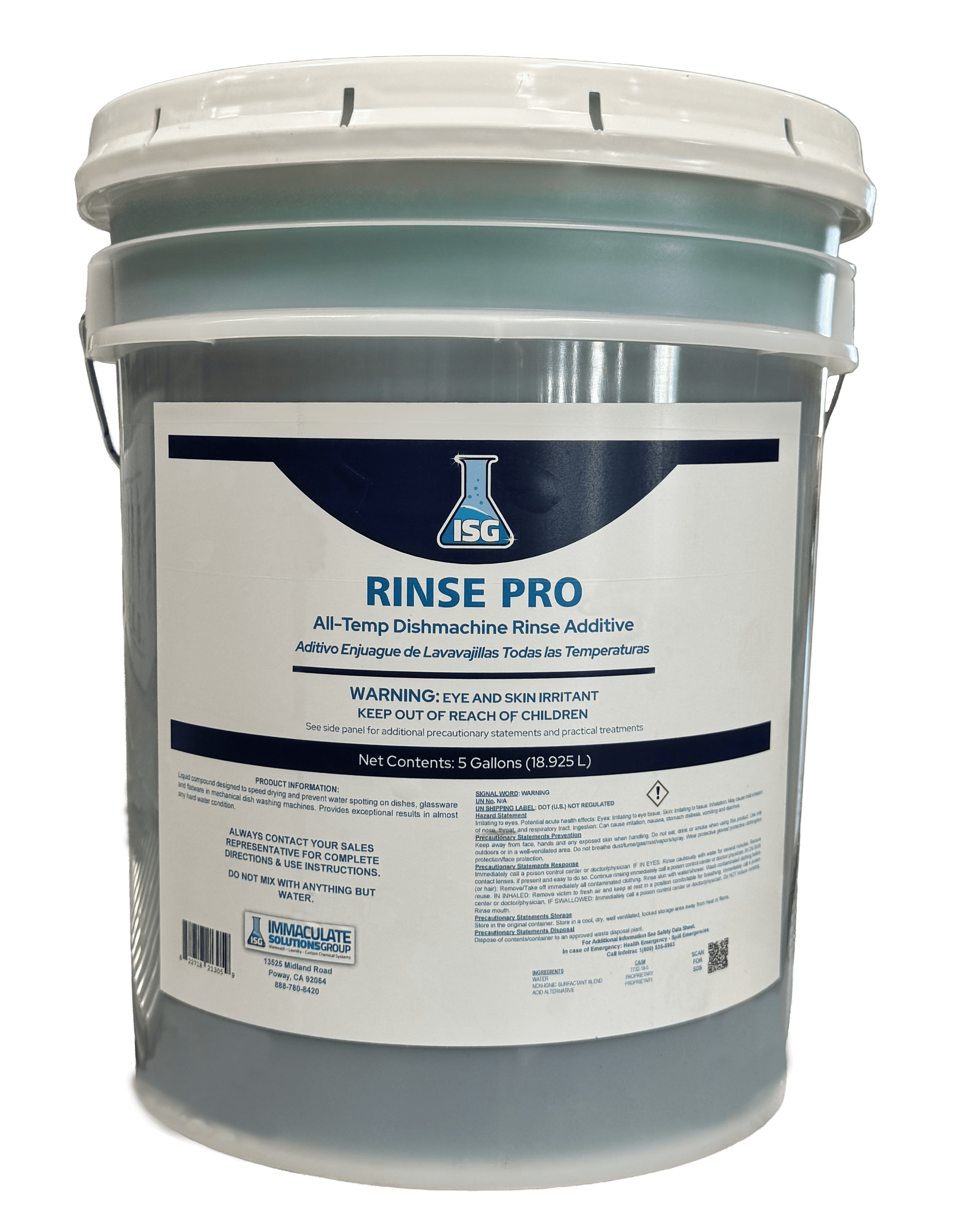 Rinse Pro- All Temp Dishmachine Additive