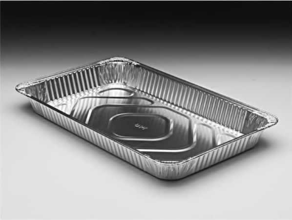 Steam Table Aluminum Pan Half-Size Medium 2 3/16 Deep 100/Carton