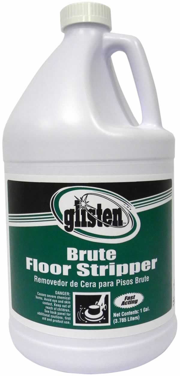 Brute floor stripper that penetrates multiple finish layers with minimal labor
