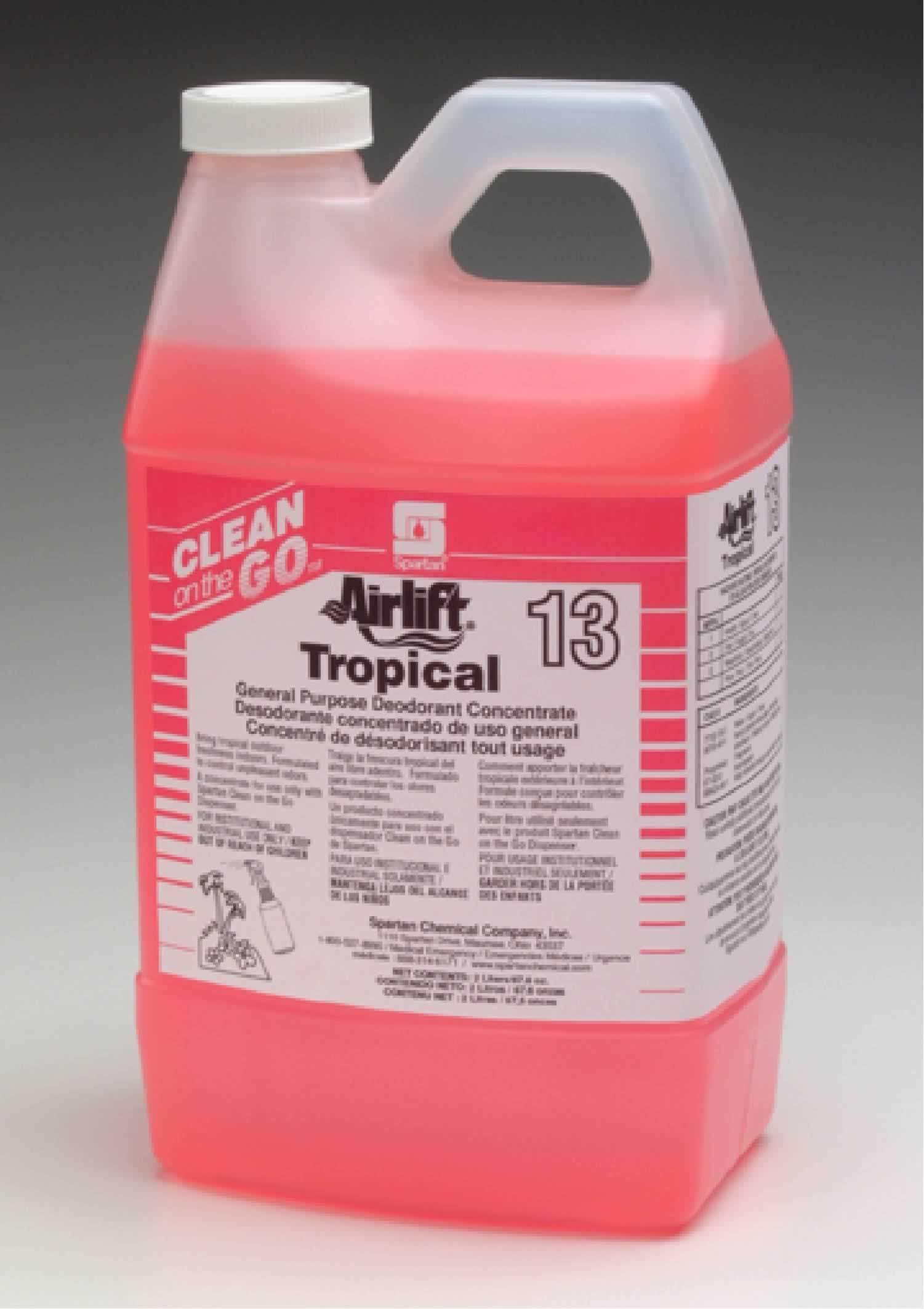 Airlift tropical concentrated air freshener and routine deodorizer