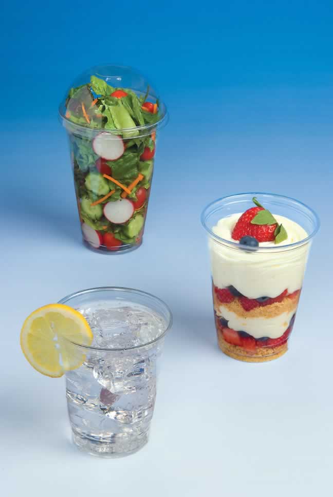 Crystal Choice containers and coordinating lids.
