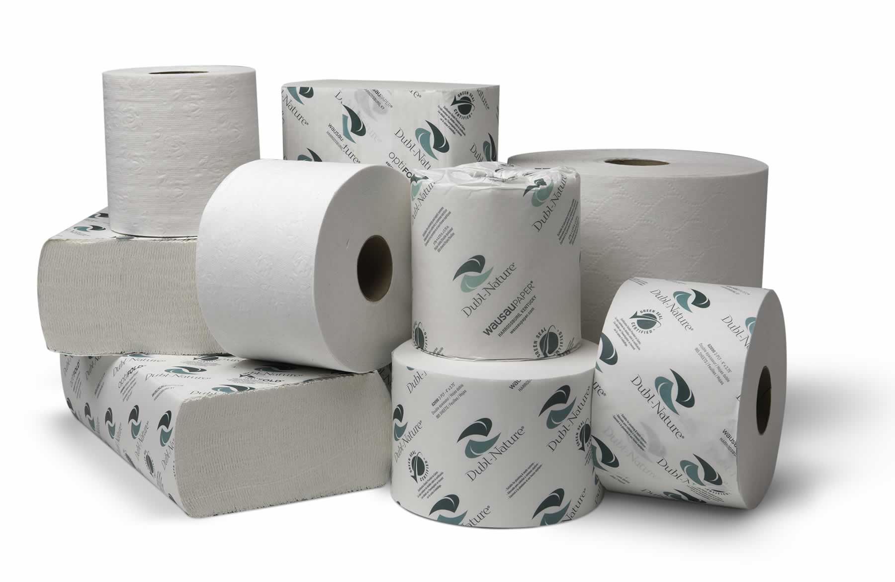 Duble-Nature Green Seal certified ecofriendly products made from 100% recycled materials