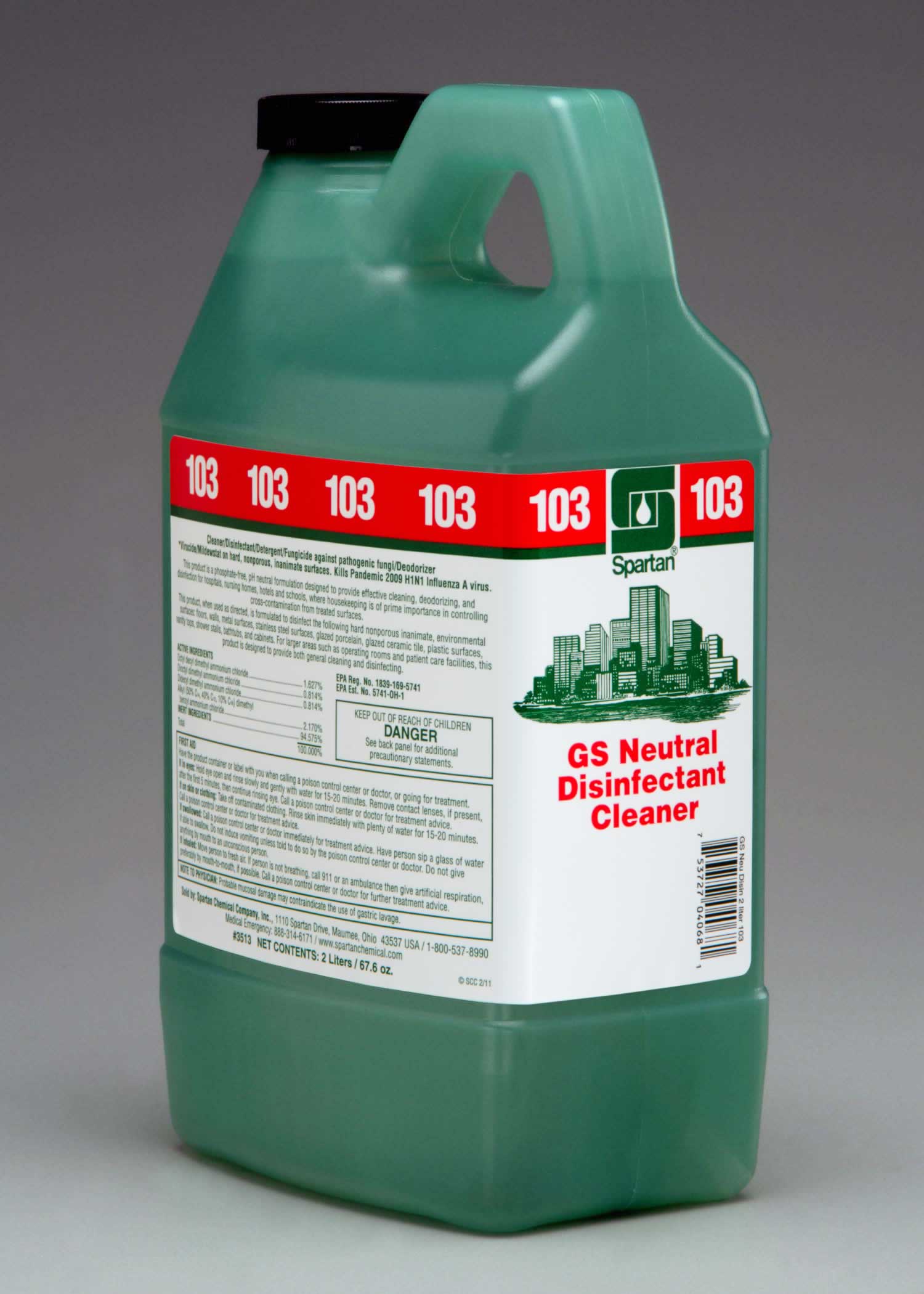 GS Neutral disinfectant quaternary disinfectant cleaner