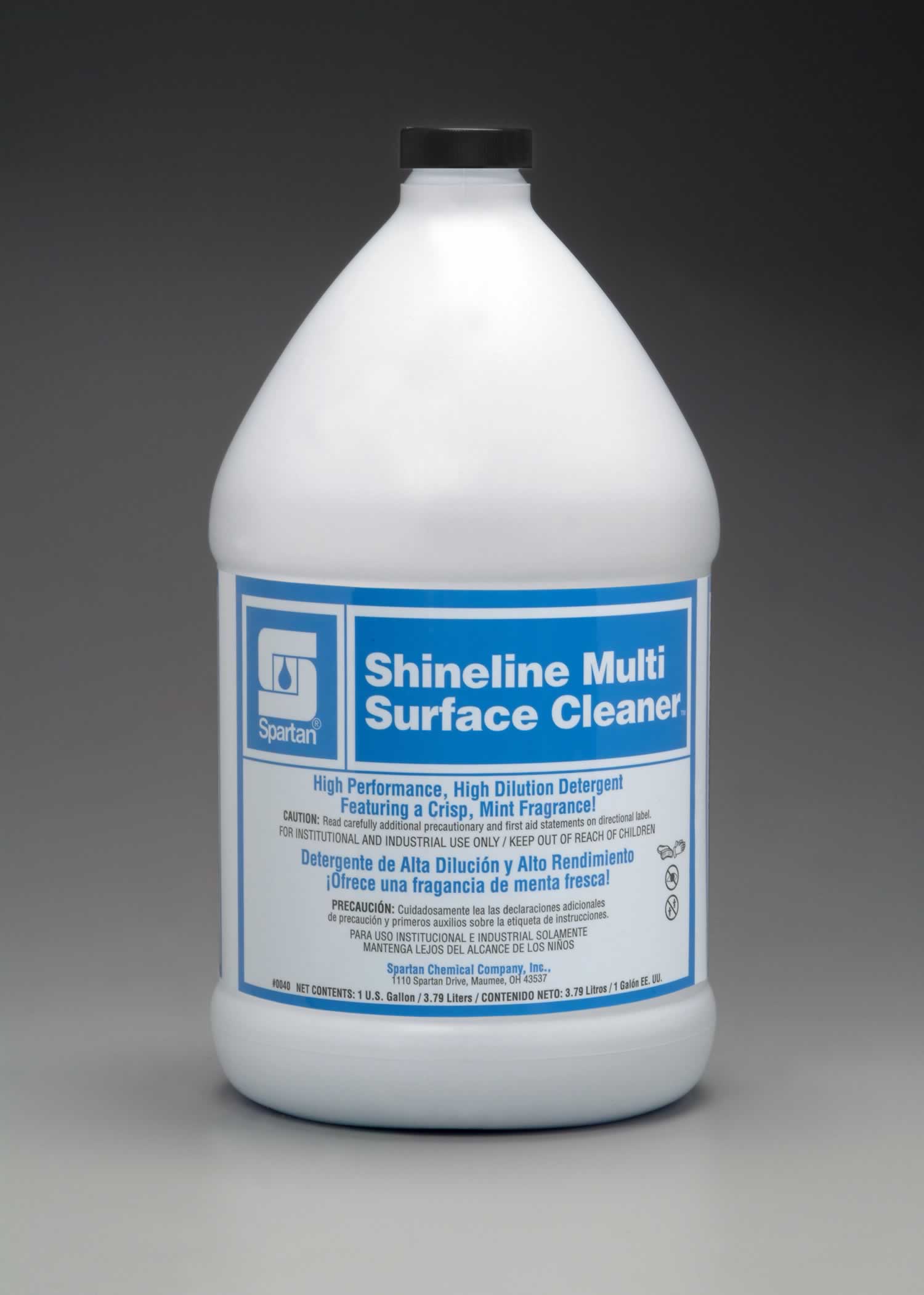 Shineline multi-surface cleaner with crisp mint fragrance