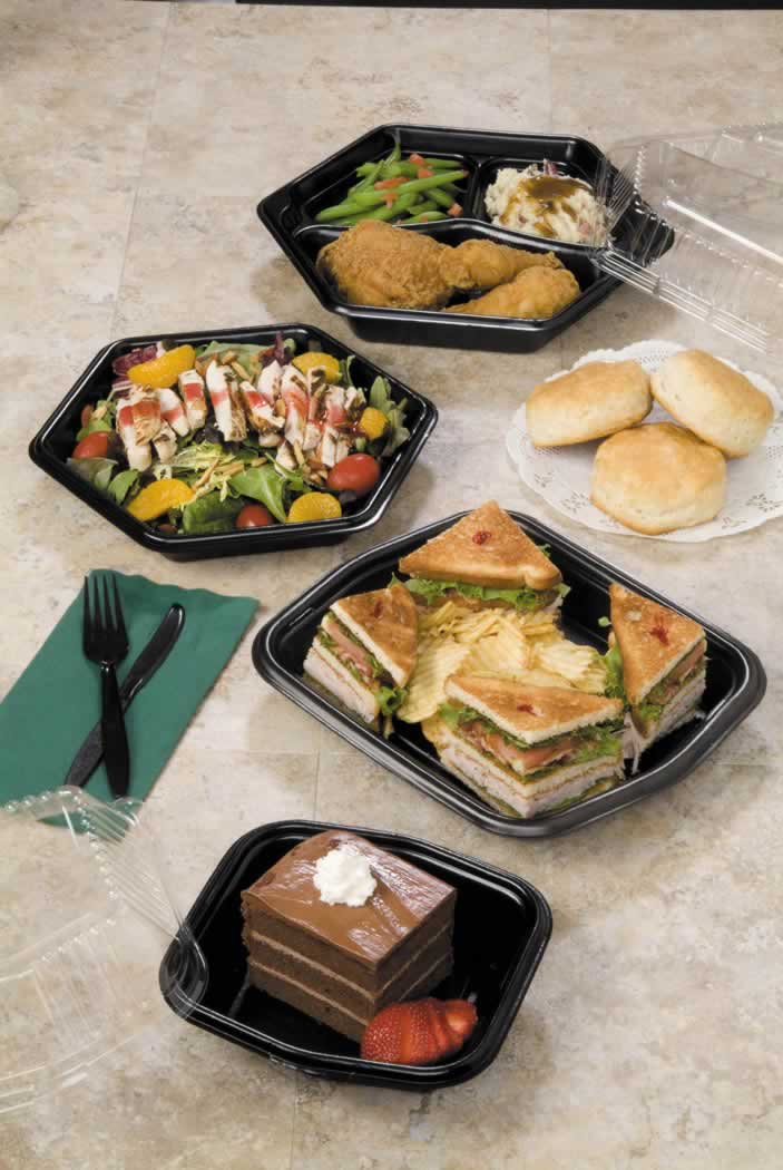 Smart-Set Foam containers for hot and cold food service applications