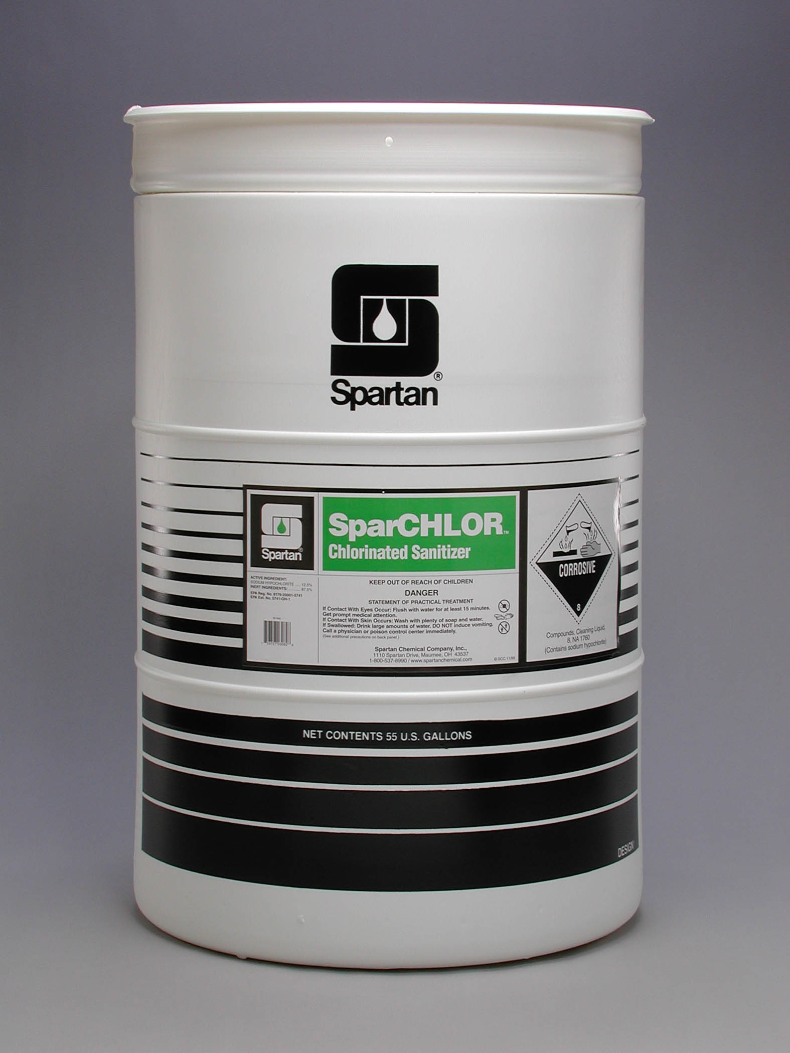 SparCHLOR liquid chlorinated sanitizer