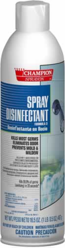 Spray quaternary disinfectant spray