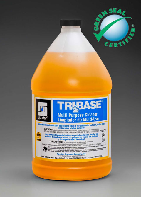 TriBase multi-purpose cleaner that is highly dilutable and made of a combination of biobased surfactant blends